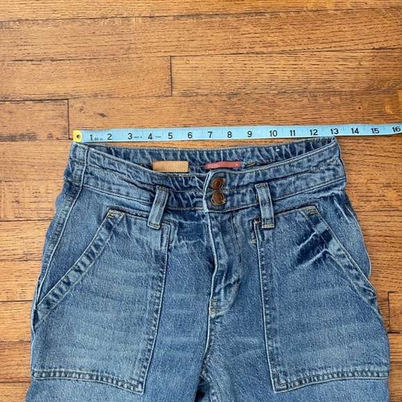 Pilcro The Wanderer Mid Rise Double Knee Jeans Size 26 - Picture 5 of 8